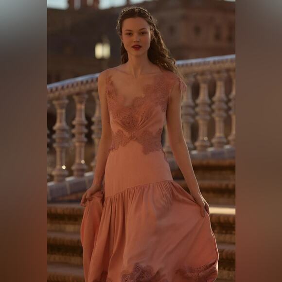 Anthropologie Dresses & Skirts - BHLDN Evelyn Lace Midi Dress
